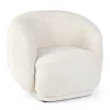 Poltrone E Chaise Longue>Bizzotto POLTRONA EFFETTO BOUCLE' NATURALE - TECLA