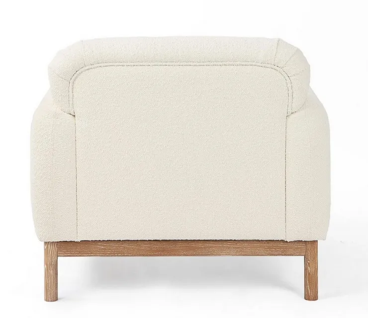Poltrone E Chaise Longue>Bizzotto POLTRONA EFFETTO BOUCLE' NATURALE - DETROIT