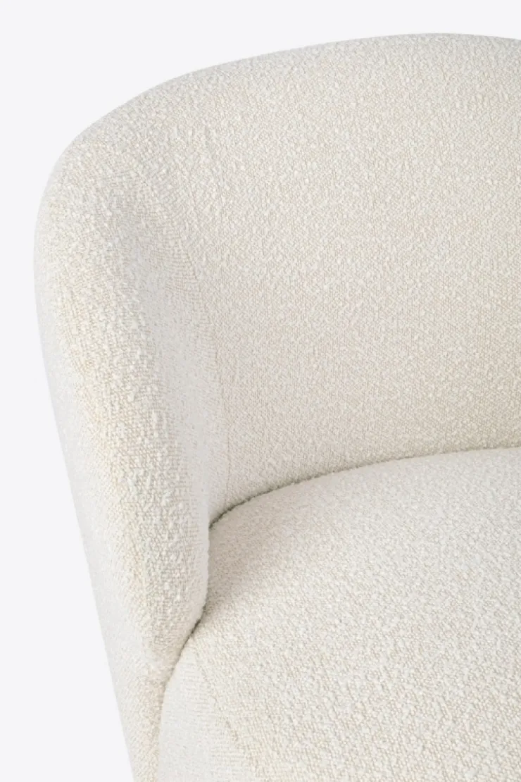 Poltrone E Chaise Longue>Bizzotto POLTRONA EFFETTO BUCLE' NATURALE - BABILA
