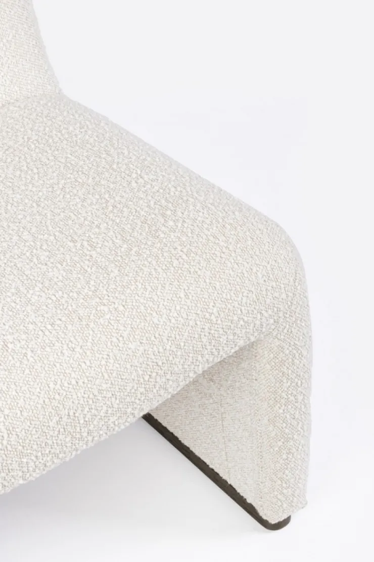 Poltrone E Chaise Longue>Bizzotto POLTRONA EFFETTO BUCLE' NATURALE - BASSILLA