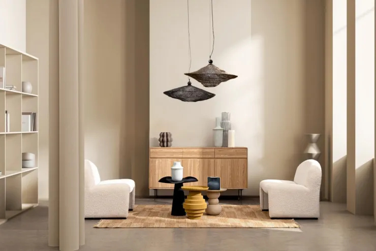 Poltrone E Chaise Longue>Bizzotto POLTRONA EFFETTO BUCLE' NATURALE - BASSILLA
