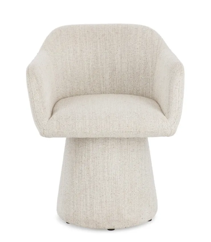 Poltrone E Chaise Longue>Bizzotto POLTRONA GIREVOLE COLOR GHIACCIO - LOTTIE