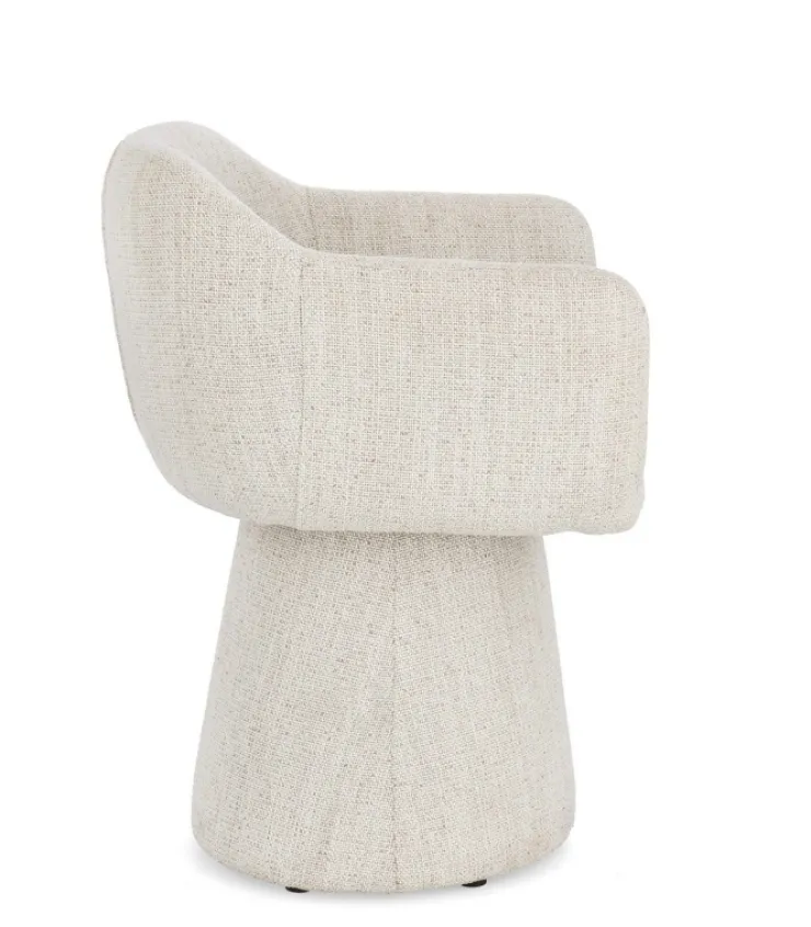 Poltrone E Chaise Longue>Bizzotto POLTRONA GIREVOLE COLOR GHIACCIO - LOTTIE