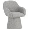 Poltrone E Chaise Longue>Bizzotto POLTRONA GIREVOLE ANTARA GRIGIO