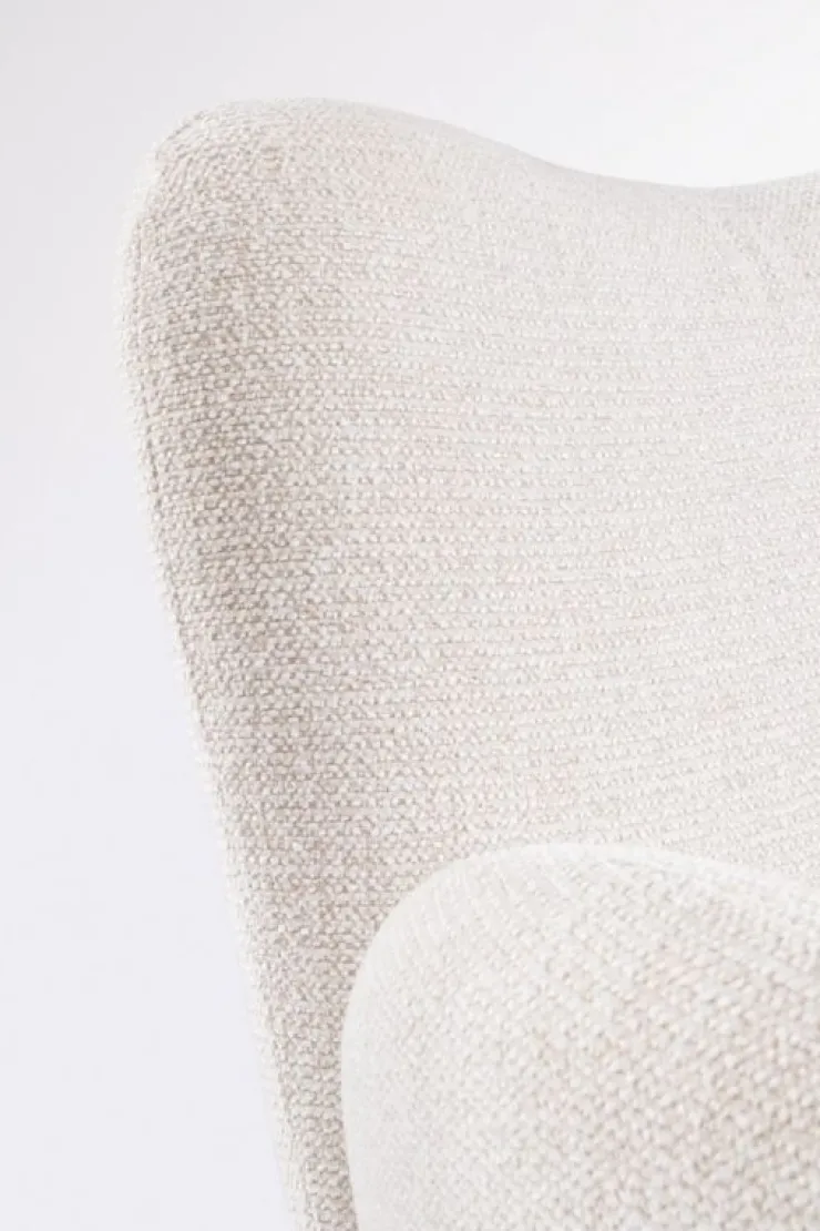 Poltrone E Chaise Longue>Bizzotto POLTRONA GIREVOLE HARPER BIANCO