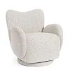 Poltrone E Chaise Longue>Bizzotto POLTRONA GIREVOLE HARPER GRIGIO CHIARO