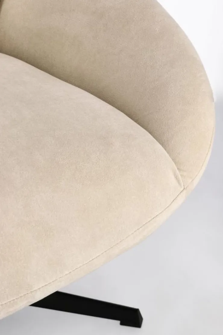 Poltrone E Chaise Longue>Bizzotto POLTRONA GIREVOLE VIOLANTE PERLA