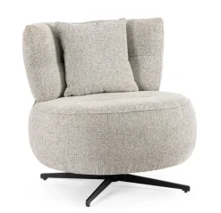 Poltrone E Chaise Longue>Bizzotto POLTRONA GONNIE GRIGIO PUNTINATO