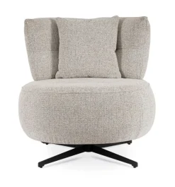 Poltrone E Chaise Longue>Bizzotto POLTRONA GONNIE GRIGIO PUNTINATO