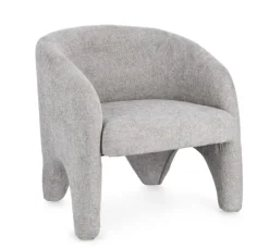 Poltrone E Chaise Longue>Bizzotto POLTRONA GRIGIO CHIARO - JUNKO