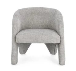 Poltrone E Chaise Longue>Bizzotto POLTRONA GRIGIO CHIARO - JUNKO