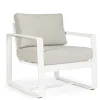 Poltrone>Bizzotto POLTRONA IN ALLUMINIO BIANCO YK11 - MERRIGAN