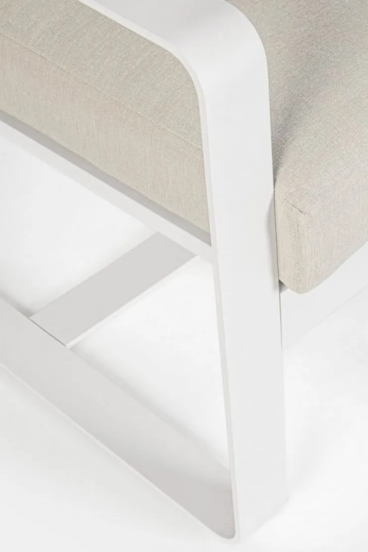 Poltrone>Bizzotto POLTRONA IN ALLUMINIO BIANCO YK11 - MERRIGAN