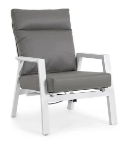 Poltrone>Bizzotto POLTRONA IN ALLUMINIO BIANCO JX11 - KLEDI