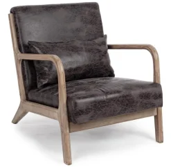 Poltrone E Chaise Longue>Bizzotto POLTRONA IN ECOPELLE - ANCILLA