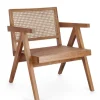 Poltrone E Chaise Longue>Bizzotto POLTRONA IN LEGNO NATURALE - GALIA