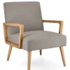 Poltrone E Chaise Longue>Bizzotto POLTRONA IN LEGNO THUNDERY - VERIANA