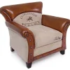 Poltrone E Chaise Longue>Bizzotto POLTRONA IN PELLE - CHARLESTON