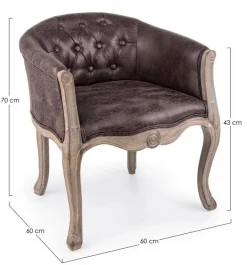 Poltrone E Chaise Longue>Bizzotto POLTRONA IN TESSUTO - DIVA