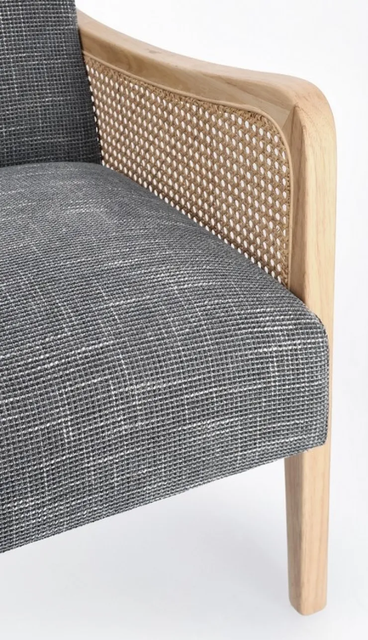 Poltrone E Chaise Longue>Bizzotto POLTRONA IN TESSUTO WINTER - DEANNA