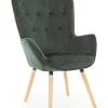 Poltrone E Chaise Longue>Bizzotto POLTRONA IN VELLUTO VERDE BOSCO - JULIET