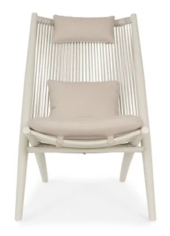 Poltrone>Bizzotto POLTRONA LOUNGE C-C ALOHA SANDSHELL
