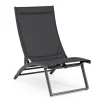 Lettini, Sdraio E Chaise Longue>Bizzotto POLTRONA LOUNGE RECLINABILE GRIGIO SCURO - TAYLOR