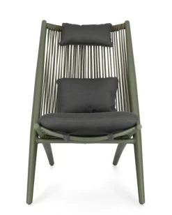 Poltrone>Bizzotto POLTRONA LOUNGE VERDE - ALOHA