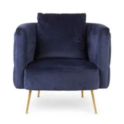 Poltrone E Chaise Longue>Bizzotto POLTRONA SFODERABILE BLU - TENBURY
