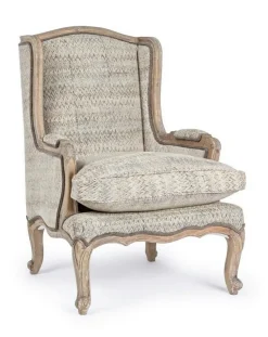 Poltrone E Chaise Longue>Bizzotto POLTRONA SFODERABILE IN TESSUTO - ELODIE