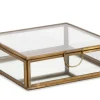 Oggettistica>Bizzotto PORTAGIOIE TEHRI TRASP ORO 15X15,5