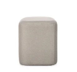 Pouf>Bizzotto POUF DARYA GRIGIO CHIARO