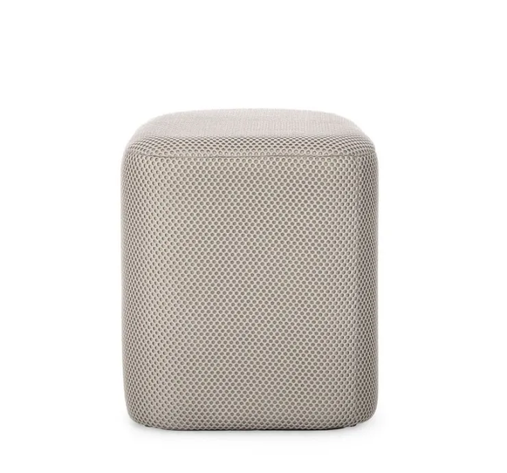 Pouf>Bizzotto POUF DARYA GRIGIO CHIARO