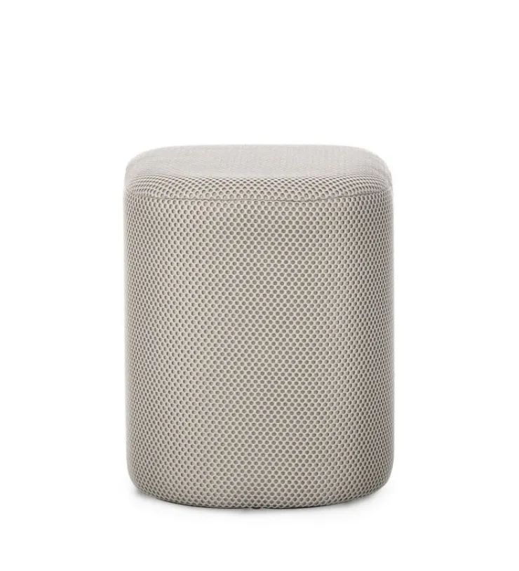 Pouf>Bizzotto POUF DARYA GRIGIO CHIARO