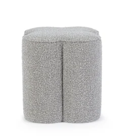 Pouf>Bizzotto POUF EFFETTO BOUCLE' GRIGIO - COINTA