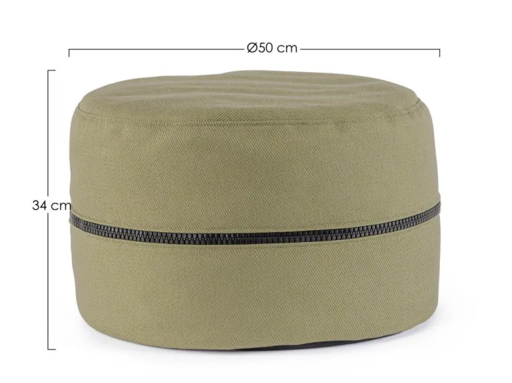 Pouf Da Esterno>Bizzotto POUF GULIZAR OLIV D50