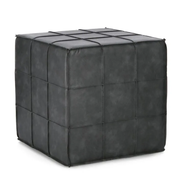 Pouf>Bizzotto POUF LARISA GRIGIO SCURO
