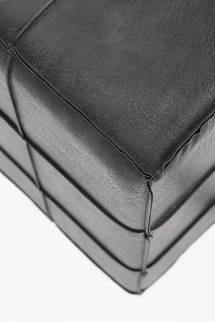 Pouf>Bizzotto POUF LARISA GRIGIO SCURO