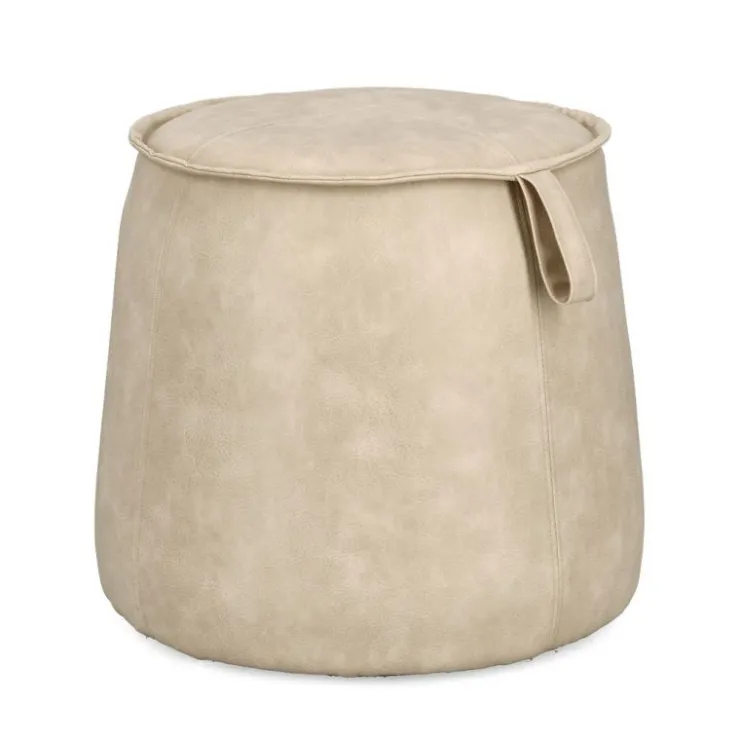 Pouf>Bizzotto POUF RUDINA AVORIO