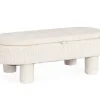 Pouf>Bizzotto POUF TANYA C-VASS OVALE BIANCO