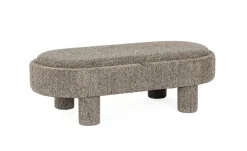 Pouf>Bizzotto POUF TANYA C-VASS OVALE GRIGIO