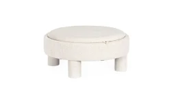 Pouf>Bizzotto POUF TANYA C-VASS TONDO BIANCO
