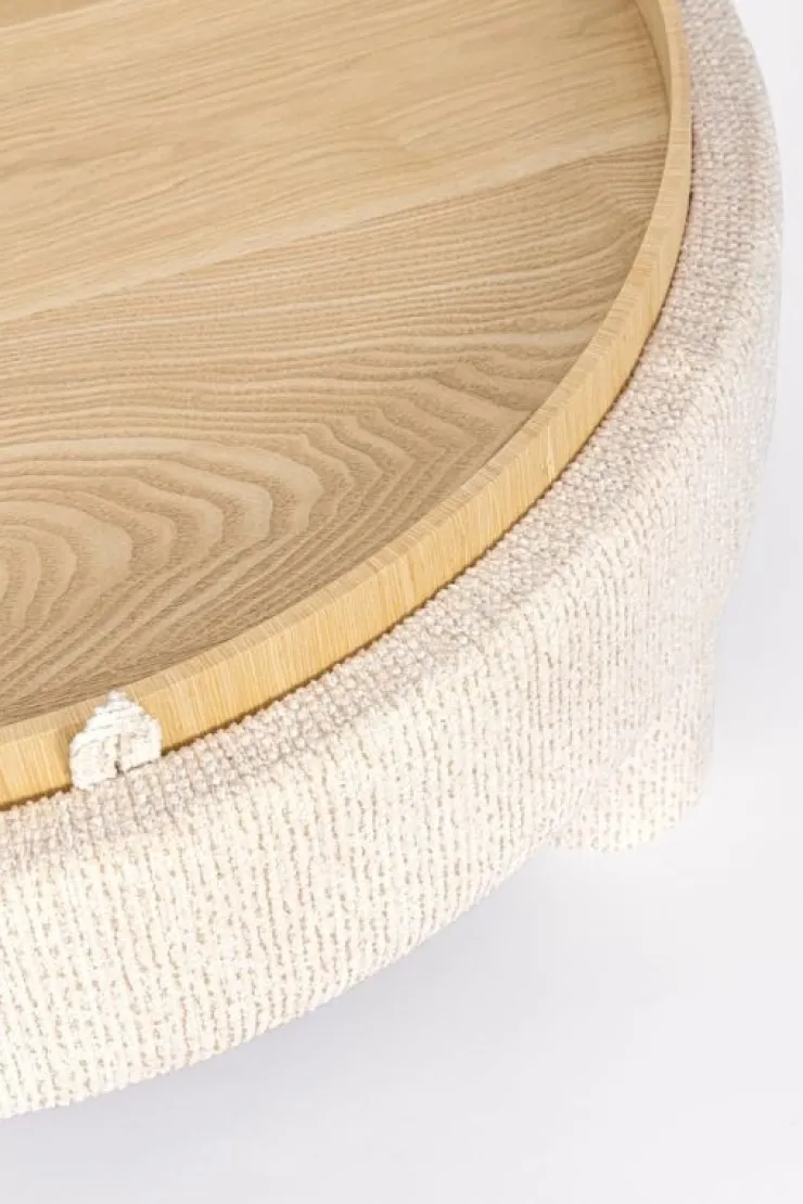 Pouf>Bizzotto POUF TANYA C-VASS TONDO BIANCO