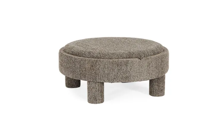Pouf>Bizzotto POUF TANYA C-VASS TONDO GRIGIO