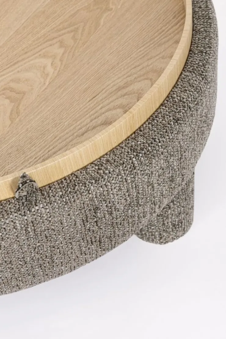 Pouf>Bizzotto POUF TANYA C-VASS TONDO GRIGIO
