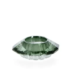 Vasi E Portacandele Natalizi>Bizzotto P.TEALIGHT 1P ELDRID VT VERDE D9X3,3H