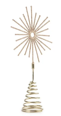 Oggettistica>Bizzotto PUNTALE STARBURST ORO H28
