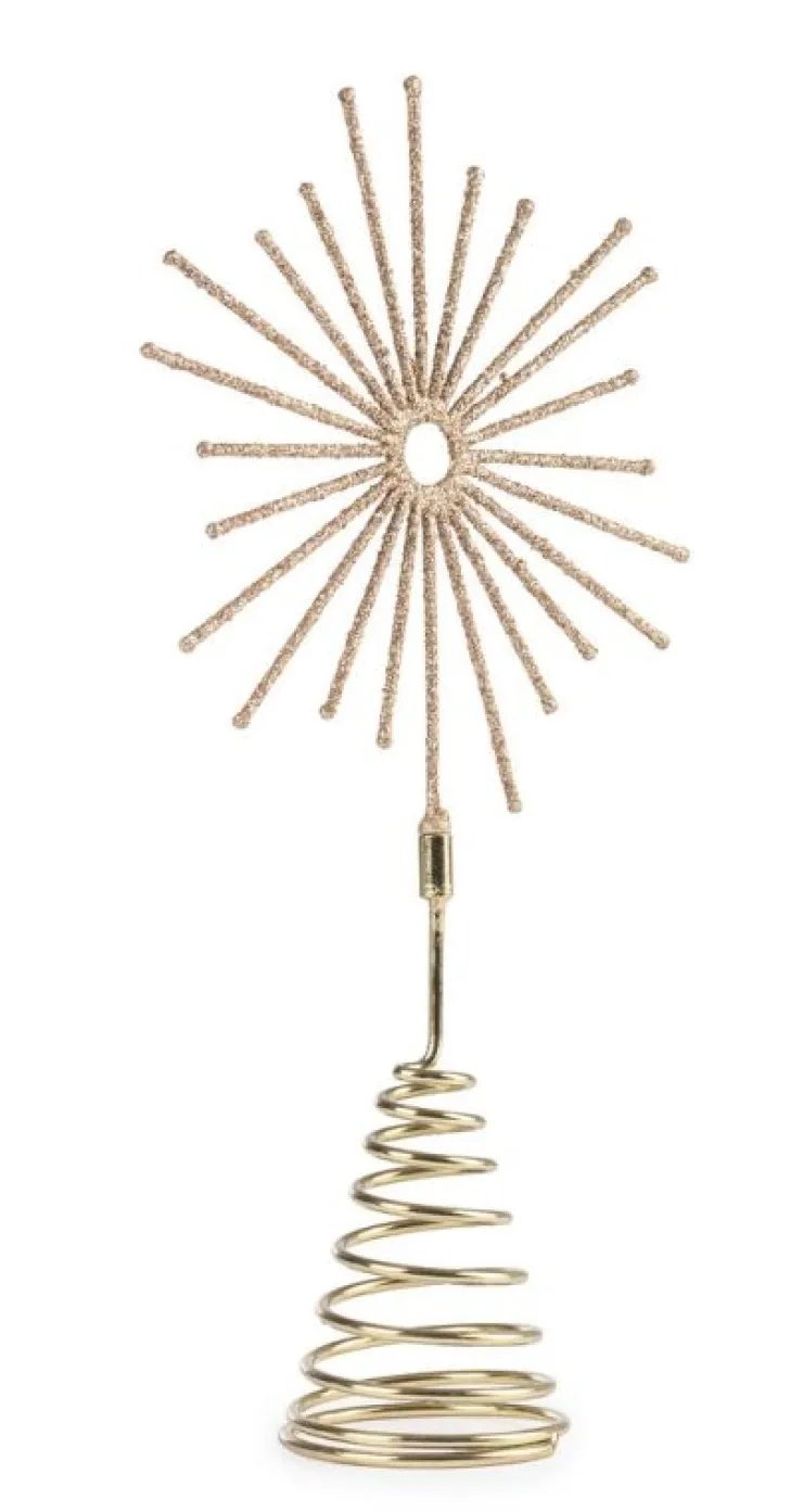 Oggettistica>Bizzotto PUNTALE STARBURST ORO H28
