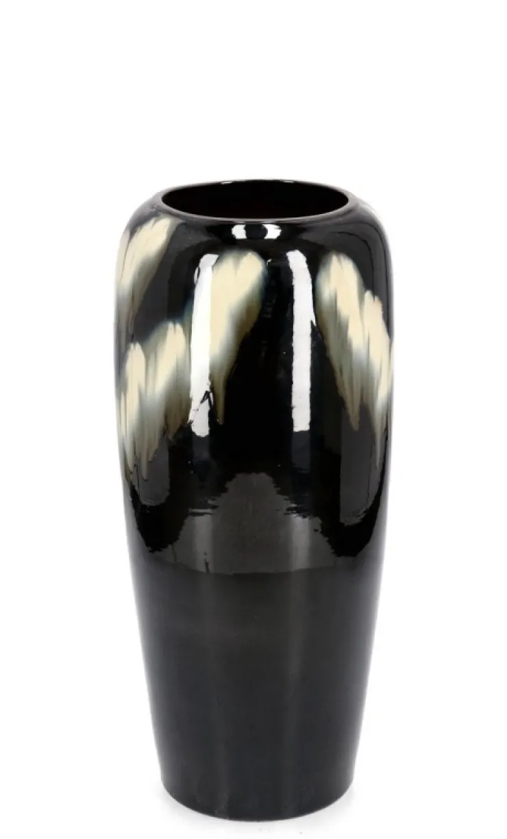Vasi E Coprivasi>Bizzotto P.VASO COIRA ALTO NERO MELANGE H59