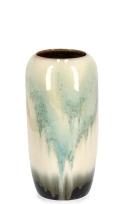 Vasi E Coprivasi>Bizzotto P.VASO COIRA SVASATO BIANCO AZZURRO H40